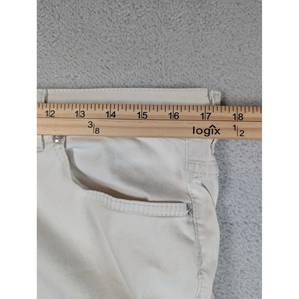 Brax Feel Good Style Cooper FA Mens Beige Straight Leg Pants 35x34 Stone 82-3408
